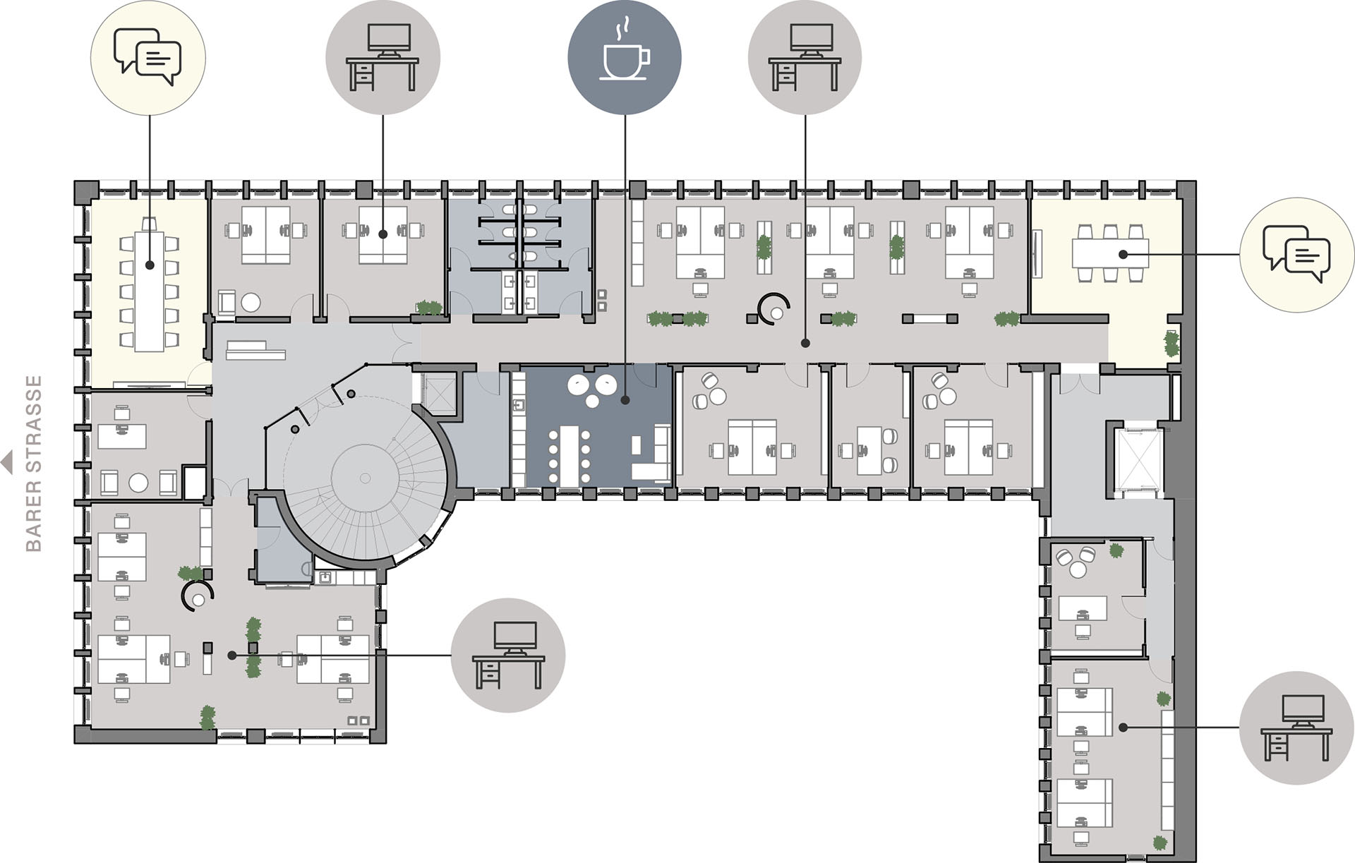Grundriss Kombizone BARER24